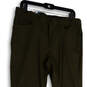 NWT Mens Green Slim Stretch Flat Front Straight Leg Chino Pants Size 32 image number 3