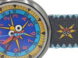 Flik Flak 1994 Multi Color Fabric Band Kid's Watch Runs 7¾in alternative image