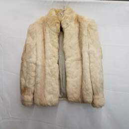 Sergio Valente Vintage Rabbit Fur Coat Size Medium