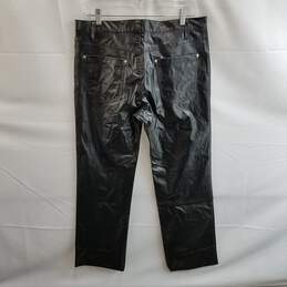 Tripp Men's Black Faux Leather Pants Size 34 alternative image