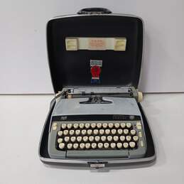 Vintage Smith-Corona Sterling Portable Manual Typewriter with Case