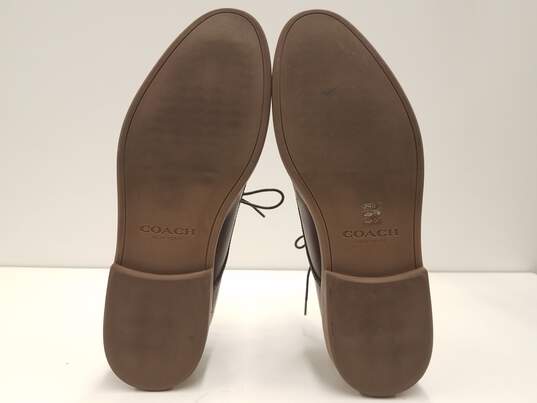 Coach Leather Garrison Oxford Shoes Brown 11 image number 9