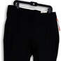 NWT Womens Black Skinny Leg Pockets Stretch Pull On Dress Pants Size Large image number 3