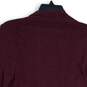 NWT LUSH Womens Maroon Long Sleeve Front Knotted Blouse Top Size M image number 4