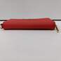 Michael Kors Red Leather Zip Around Wallet image number 5