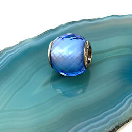 Designer Pandora S925 ALE Sterling Silver Blue Petite Facets Beaded Charm