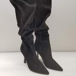Steve Madden Cynthia Over-the-Knee Pointed Toe Boots Black 9.5