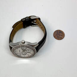 Designer Fossil ES2995 Brown Leather Belt Stainless Steel Analog Wristwatch alternative image