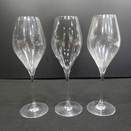 3pc. Set of Leonardo Tall Stemmed Crystal Wine Glasses