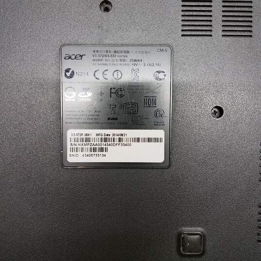 ACER Aspire V3-572P 16in Laptop Intel i3-4030U CPU RAM & HDD image number 7