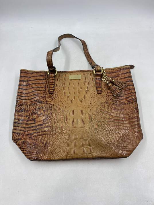 Authentic Brahmin Brown Handbag image number 1