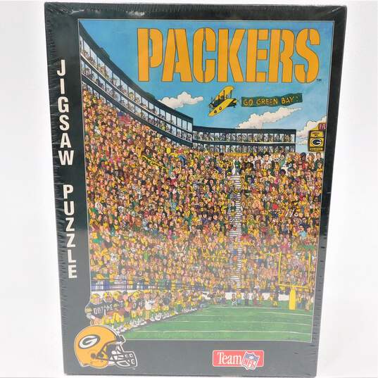Green Bay Packers Puzzle NEW SEALED John Holladay Jigsaw Lambeau Field Vintage image number 2