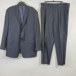 Calvin Klein Navy Pinstripe 2Pc Suit Sz44xW40