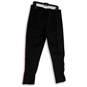 NWT Mens Black Red Tiro H59996 Striped Tapered Leg Track Pants Size Large image number 2
