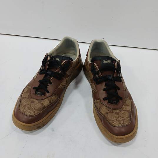 Men's Brown Coach Shoes Size 10 image number 1
