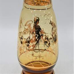 Murano San Marco Amber Glass Decanter alternative image