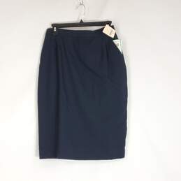 Evan Picone Women Blue Pencil Skirt Sz 10 NWT