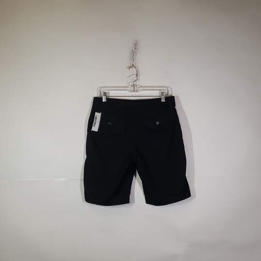 Mens Regular Fit Flat Front Slash Pockets Chino Shorts Size Medium image number 2