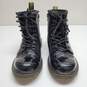 Dr. Martens 1460 J Patent Leather Black Lace Up Boots w/ Zip Size 4M/5L image number 2