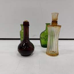 Vintage Bundle of Assorted Small Glass Bottles alternative image