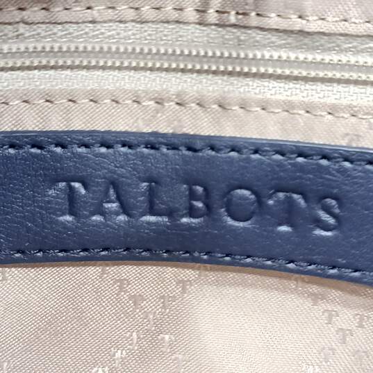 Talbots White, Blue, And Black Purse image number 5