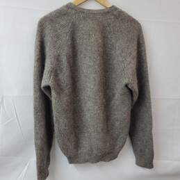 Vintage Harilela's Gray Wool LS V-Neck Pullover Sweater Women's LG alternative image