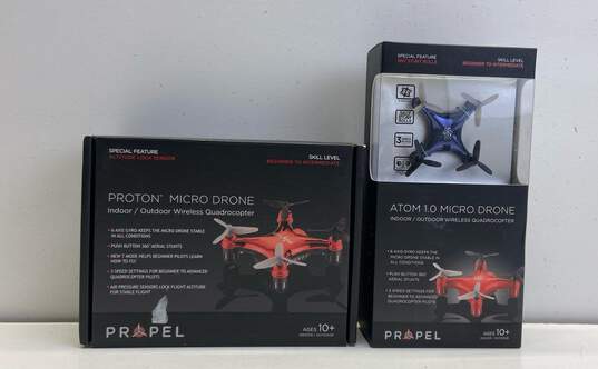 Lot of 2 Propel Micro Drones image number 1