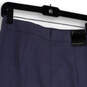 NWT Womens Blue Classic Flat Front Back Zip Straight & Pencil Skirt Size 2 image number 4