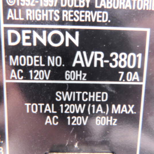 Denon Model AVR-3801 AV Surround Receiver w/ Accessories image number 4