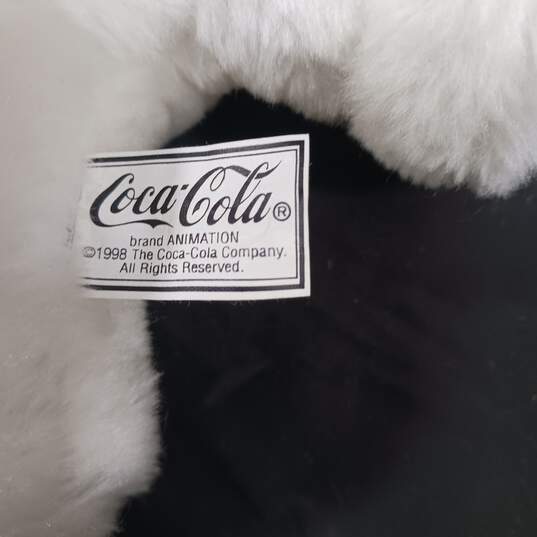 Vintage 1998 Coca Cola Animation Plush Polar Bear image number 4