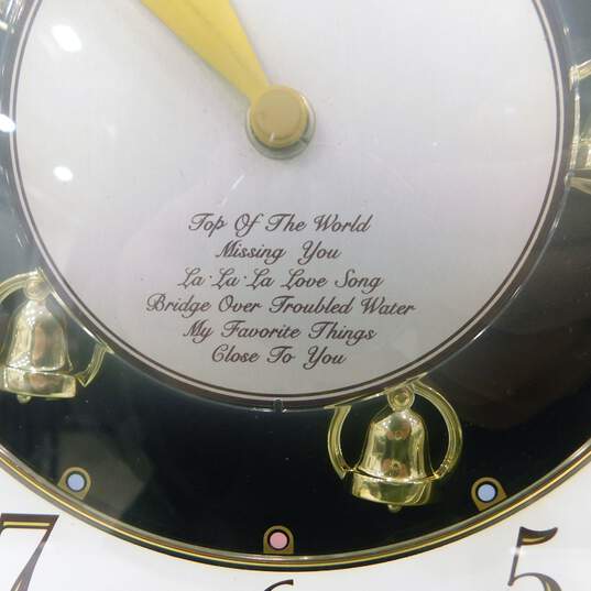 Seiko Melodies In Motion Charming Bell Musical Wall Clock READ image number 6