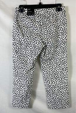 Alfani White/Black Capri Pants - Size 2P alternative image
