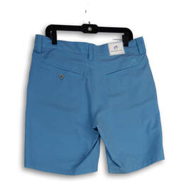 NWT Mens Blue Polka Dot T3 Gulf Millcreek Flat Front Chino Shorts Size W34 alternative image
