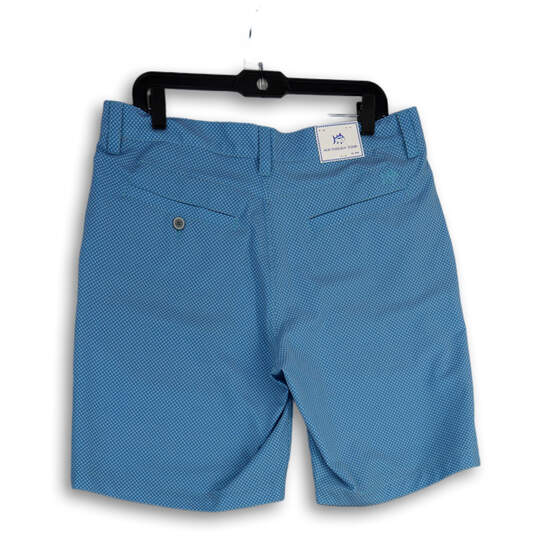 NWT Mens Blue Polka Dot T3 Gulf Millcreek Flat Front Chino Shorts Size W34 image number 2