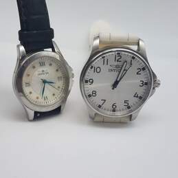 Invicta 33-37mm Case Men's Stainless Steel Quartz Watch Collection