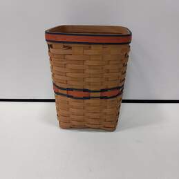 2009 Longaberger Hand Woven All American Red & Blue Basket