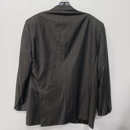 Prontouomo Men's Gray Striped Suitcoat Size 42R alternative image
