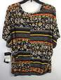 Marccain Women Black Printed Blouse Sz 36 image number 2