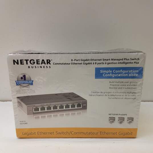 NETGEAR GS108E Plus 8-port Gigabit Ethernet Switch