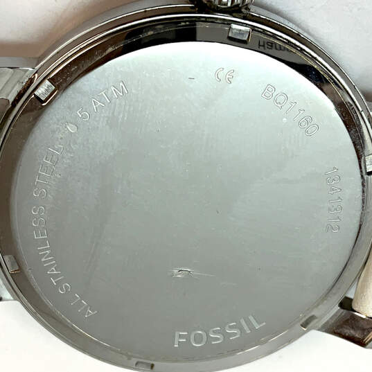 Designer Fossil BQ-1160 Adjustable Strap Round Dial Analog Wristwatch image number 4