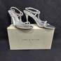 Lord & Taylor 719A Dazzle 93 Silver Metallic Heels Size 9M IOB image number 1