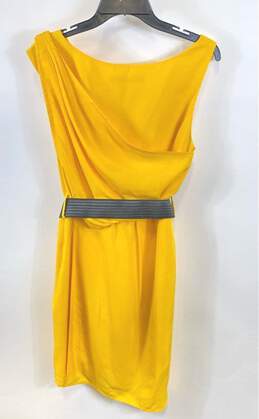 Karen Millen Yellow Casual Dress - Size 8 alternative image