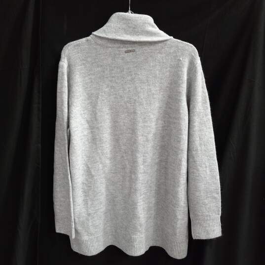 Michael Kors Women's Pearl Heather LS Cardigan Sweater Size XL NWT image number 2