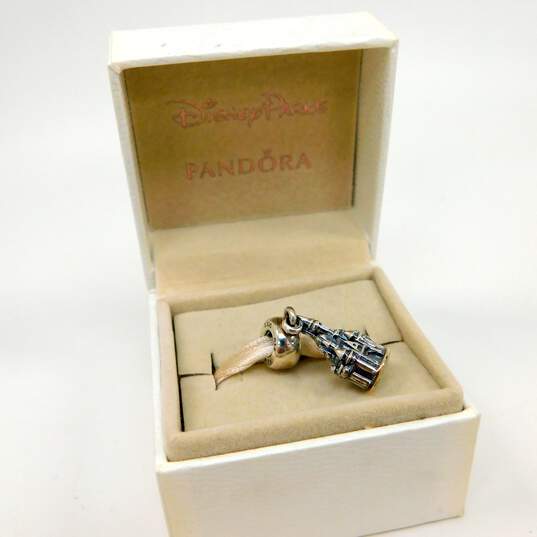 Pandora Sterling Silver Disney Parks Collection Cinderella's Castle Charm 6.1g image number 7