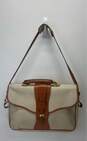 VTG Dooney & Bourke All Weather Leather Shoulder Flap Briefcase Messenger Bag image number 1