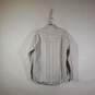 Mens Long Sleeve Collared Chest Pockets Button-Up Shirt Size Mediu image number 2