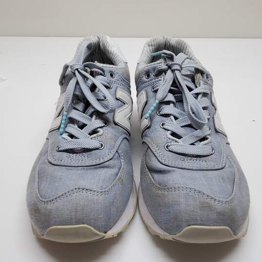 New Balance 574 Beach Chambray Sneakers Women's Size 8 image number 2
