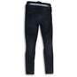American Eagle Outfitters Womens Black Denim Distressed Skinny Leg Jeans Size 6 image number 2