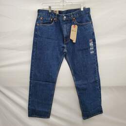 NWT Levi Strauss MN's 505 Regular Cotton Blue Denim Jeans Size 34 x 29