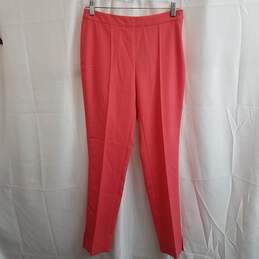 HUGO BOSS Tiluna Side Zip Pants Salmon Pink Size 2